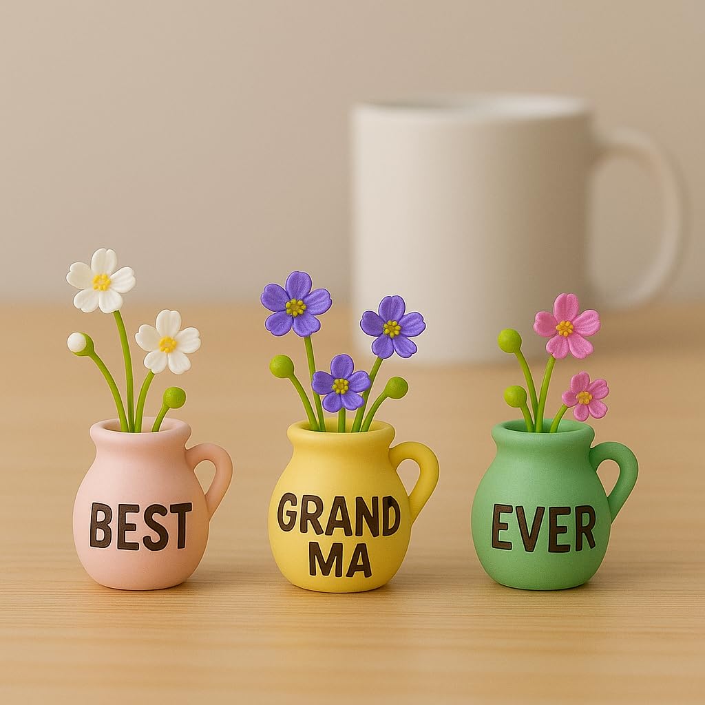 YACO STORE green mini vase magnet adds fresh decor to any magnetic surface.