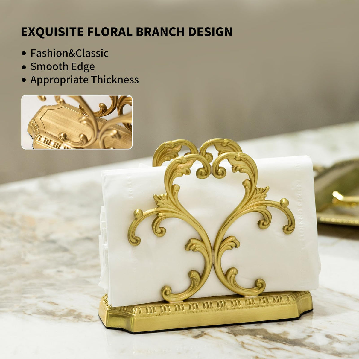 Floral branch design adds timeless American style to décor