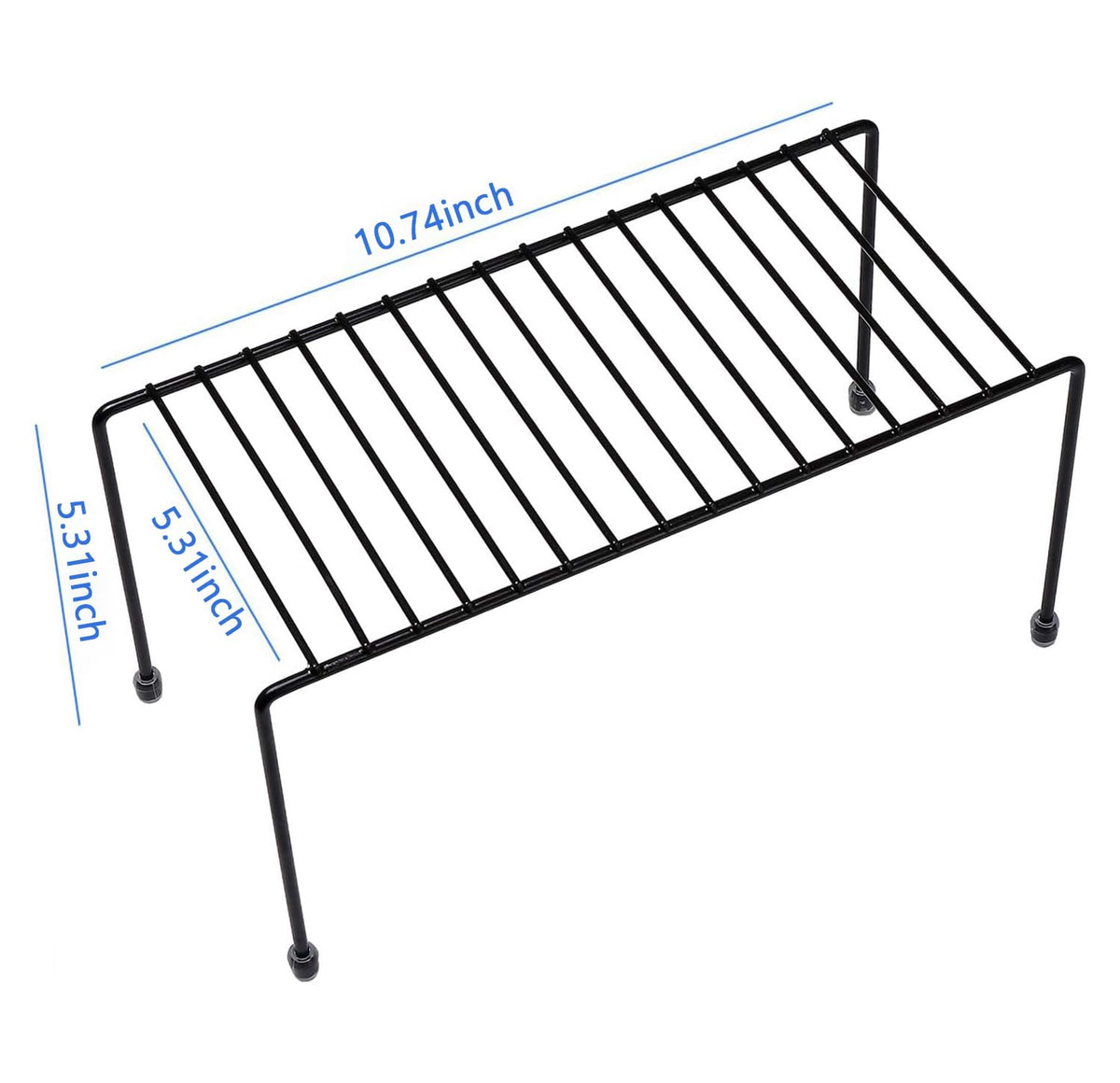 Yaenoei kitchen shelves classic black finish complement any decor