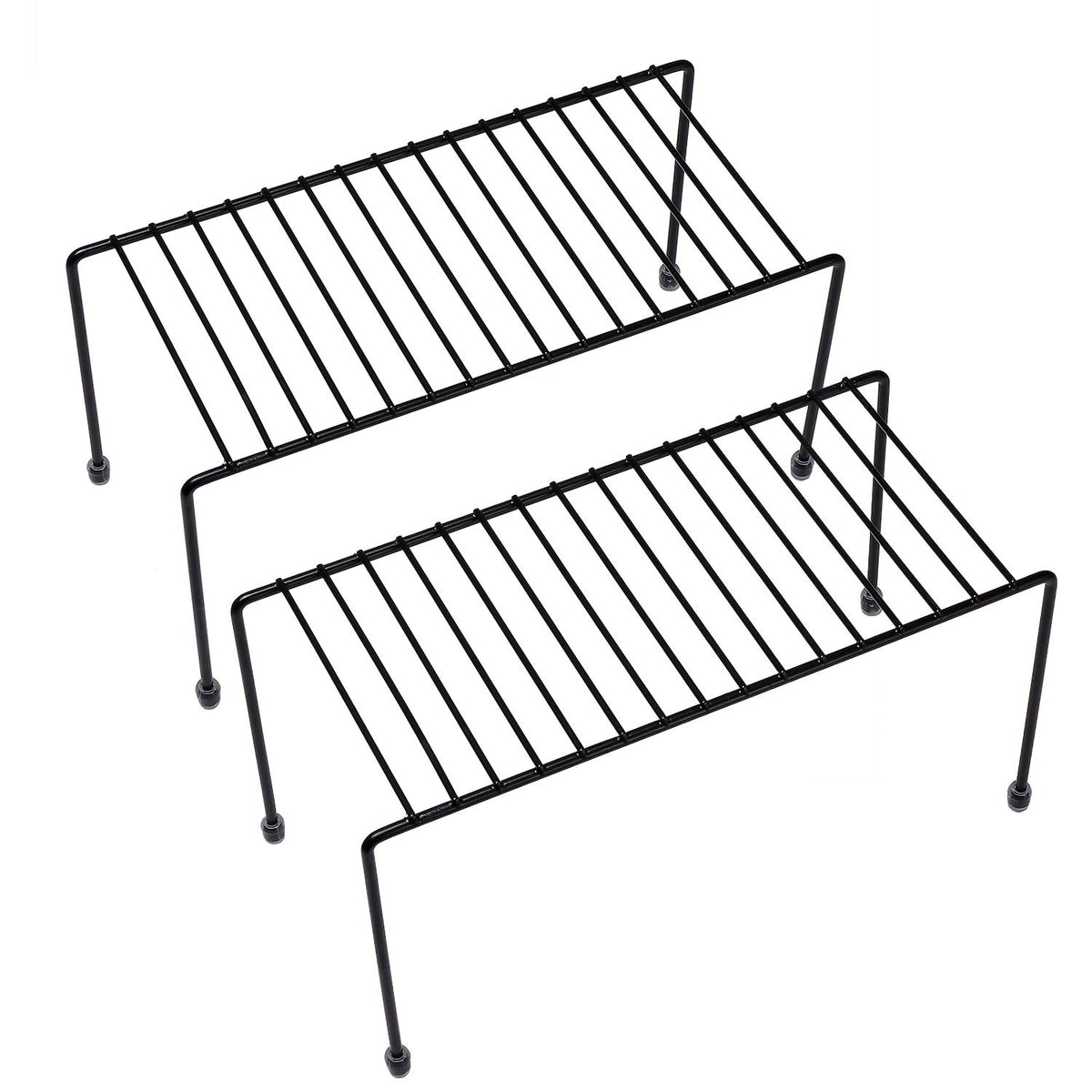 Yaenoei kitchen shelves set of 2 in-cabinet organization for pantry efficiency