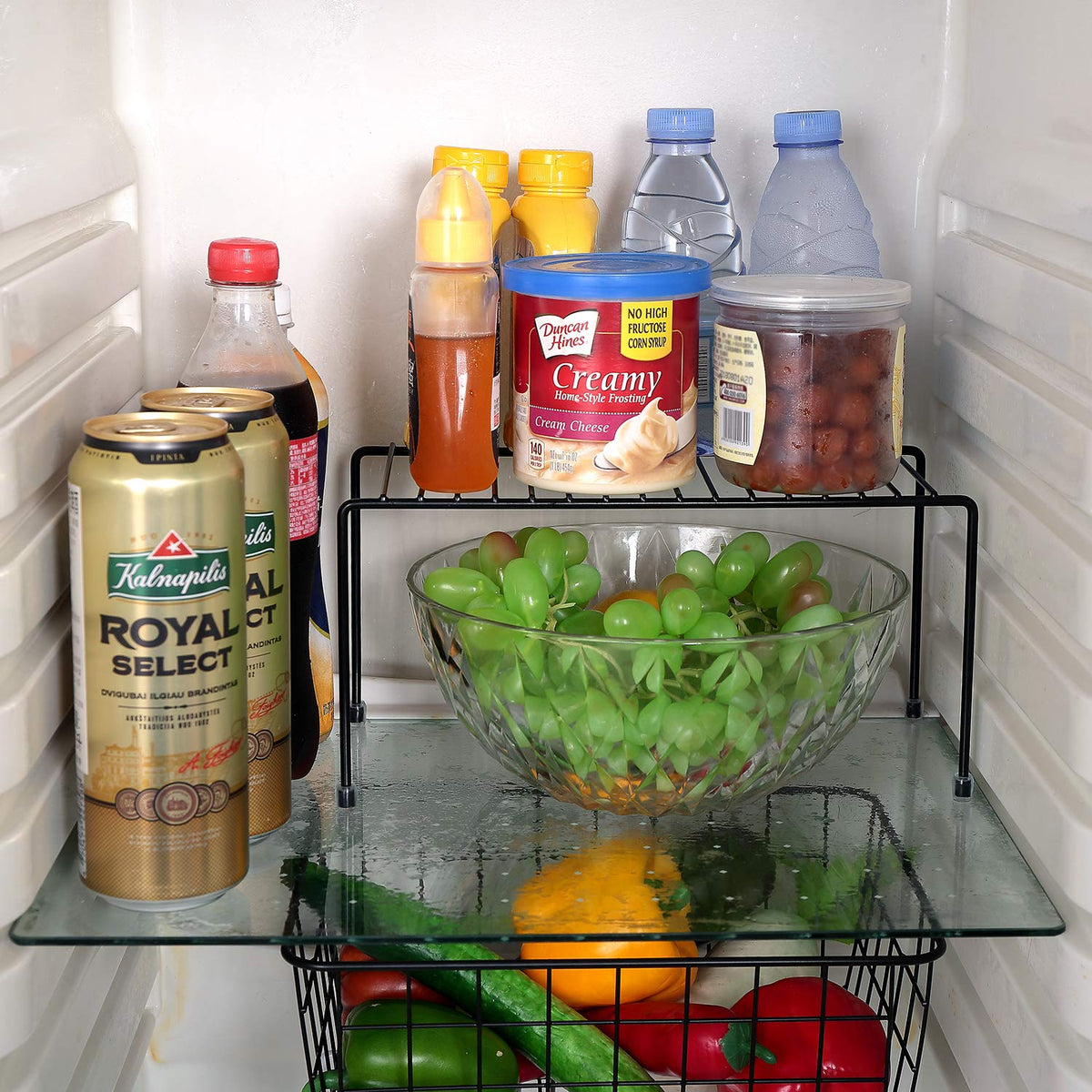 Yaenoei kitchen shelves steel-durable finish for long-lasting use