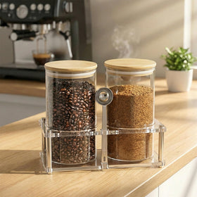 YAGELI bamboo lids with silicone gasket seal for airtight freshness.