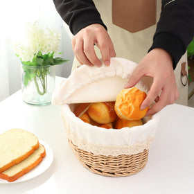 YAHUAN multi-purpose bread basket ready for bread, fruit, or snacks.