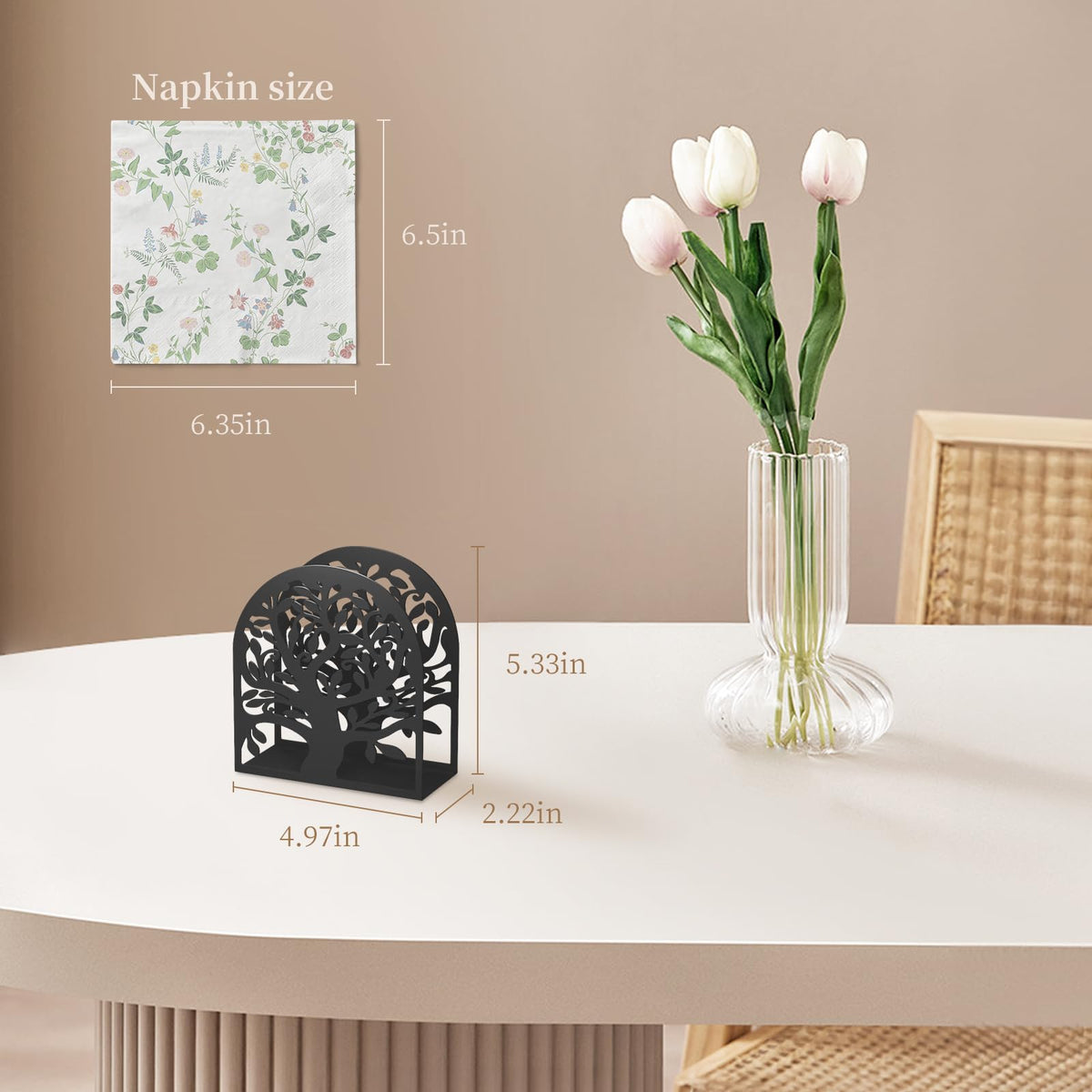 YAJIACLONE table decor napkin holder complements cafe and restaurant tables