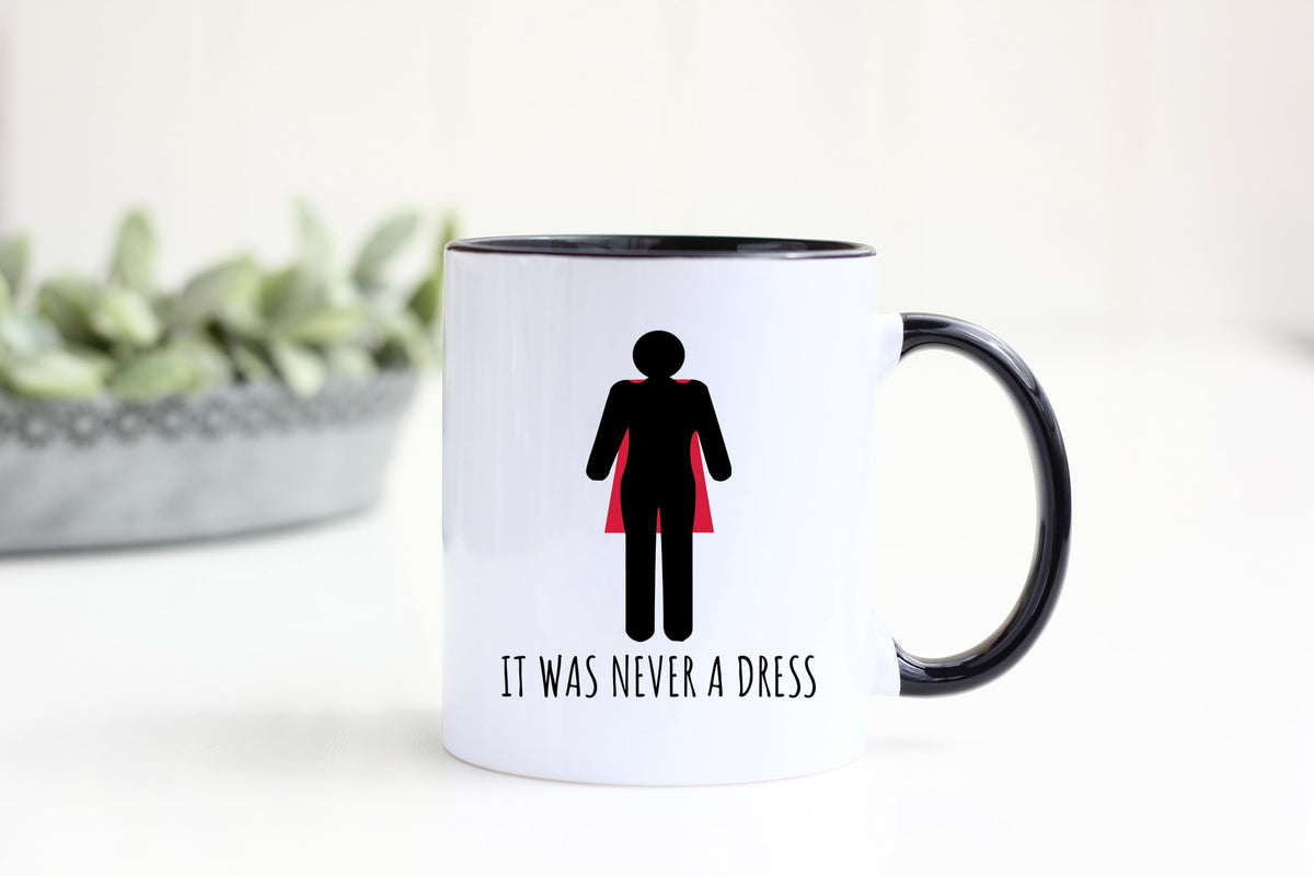 Yalocib mug features a double-sided print, visible from either side.