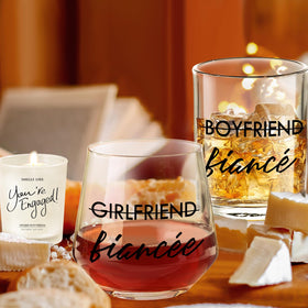 Yalucky engagement gift box provides elegant packaging ideal for bridal showers.