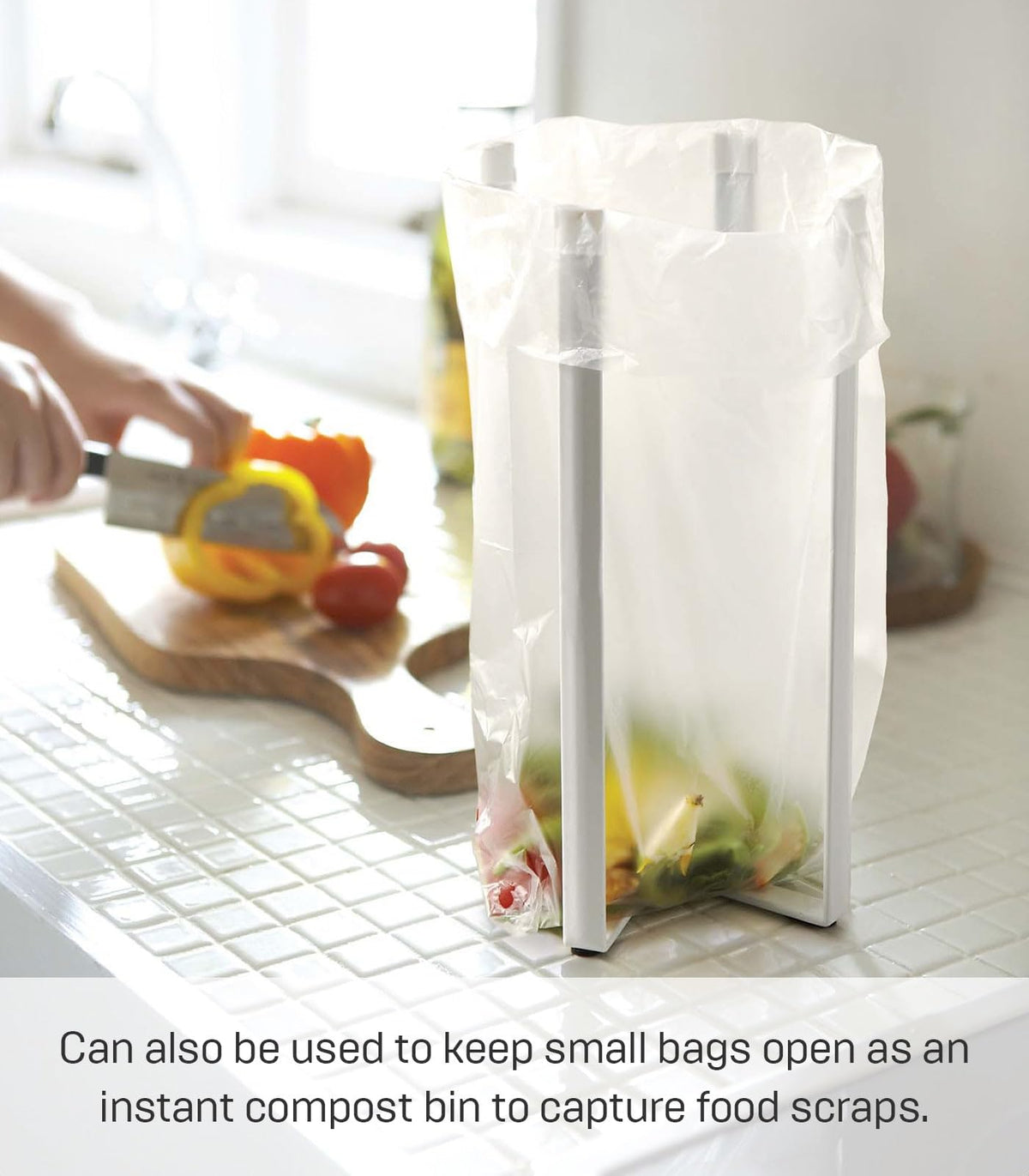 Yamazaki collapsible design saves space in small kitchens