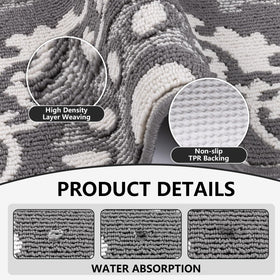 Yamaziot kitchen mats are easy to clean and machine washable.