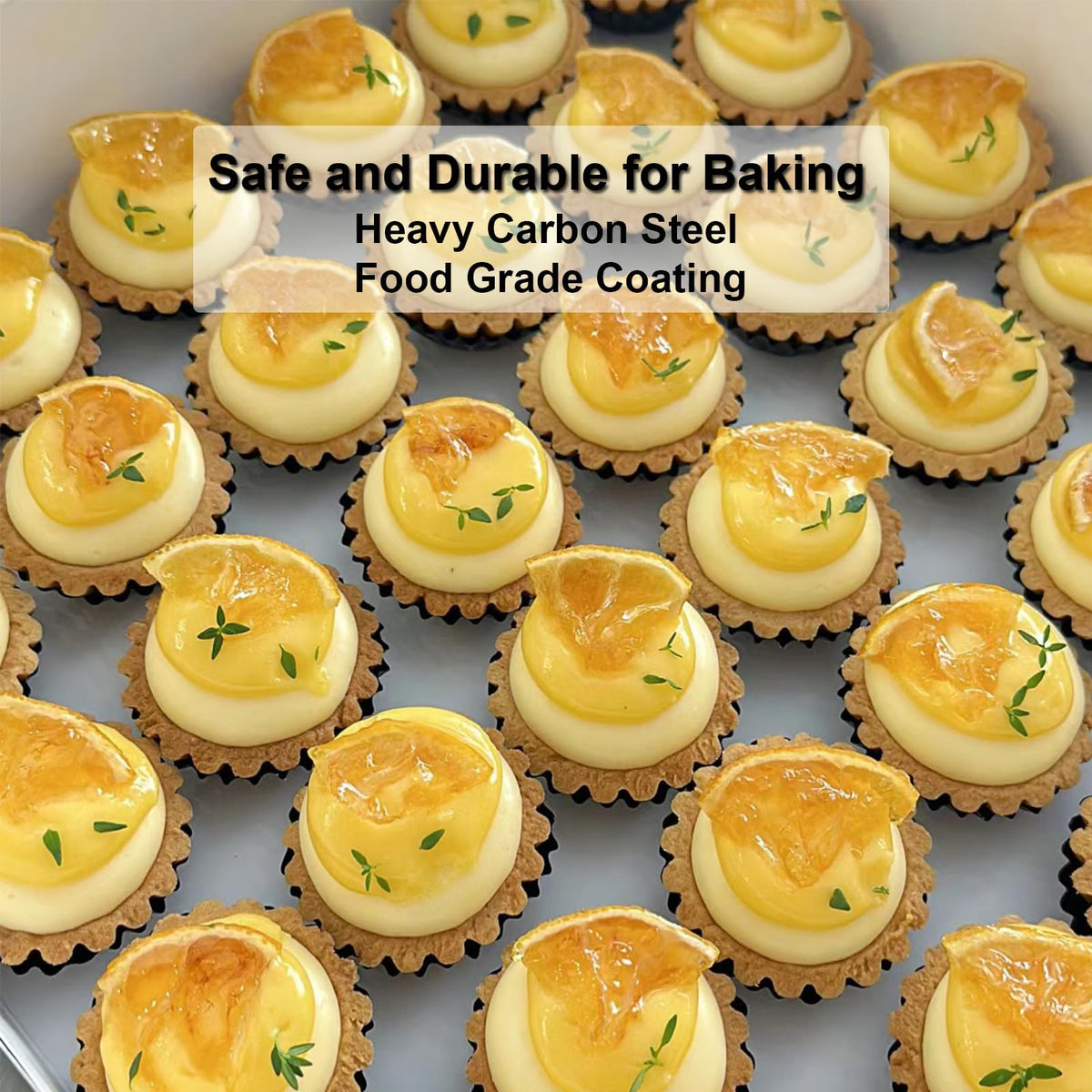 Yamteck quiche pans easy to demold after baking.