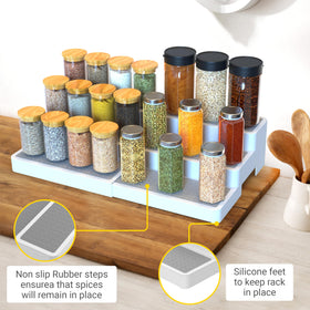 YAN HIN durable plastic spice rack supports heavy jars