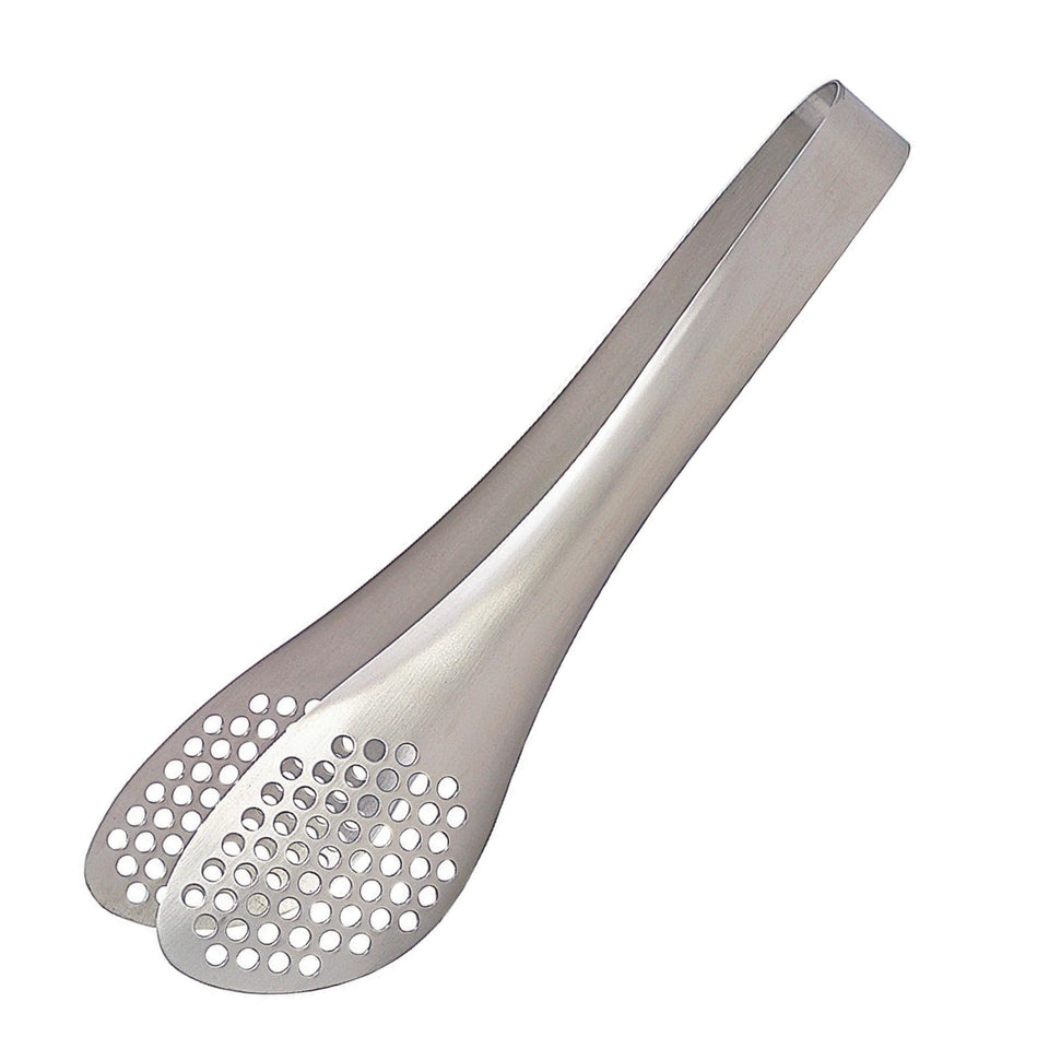 Yanagi Sori asymmetrical tongs with angled design for easy handling