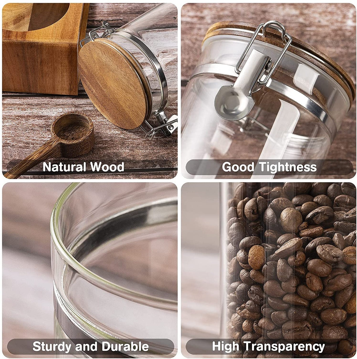 Yangbaga borosilicate glass with high transparency for easy view of contents.