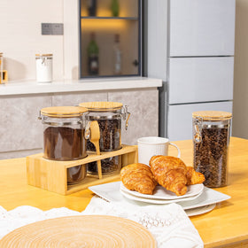 Yangbaga stand with spoon keeps counters neat and organized