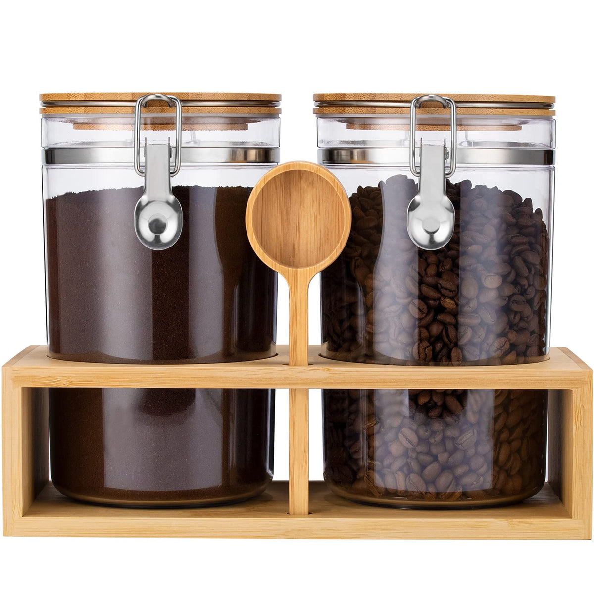 Yangbaga coffee container set on shelf showing large capacity