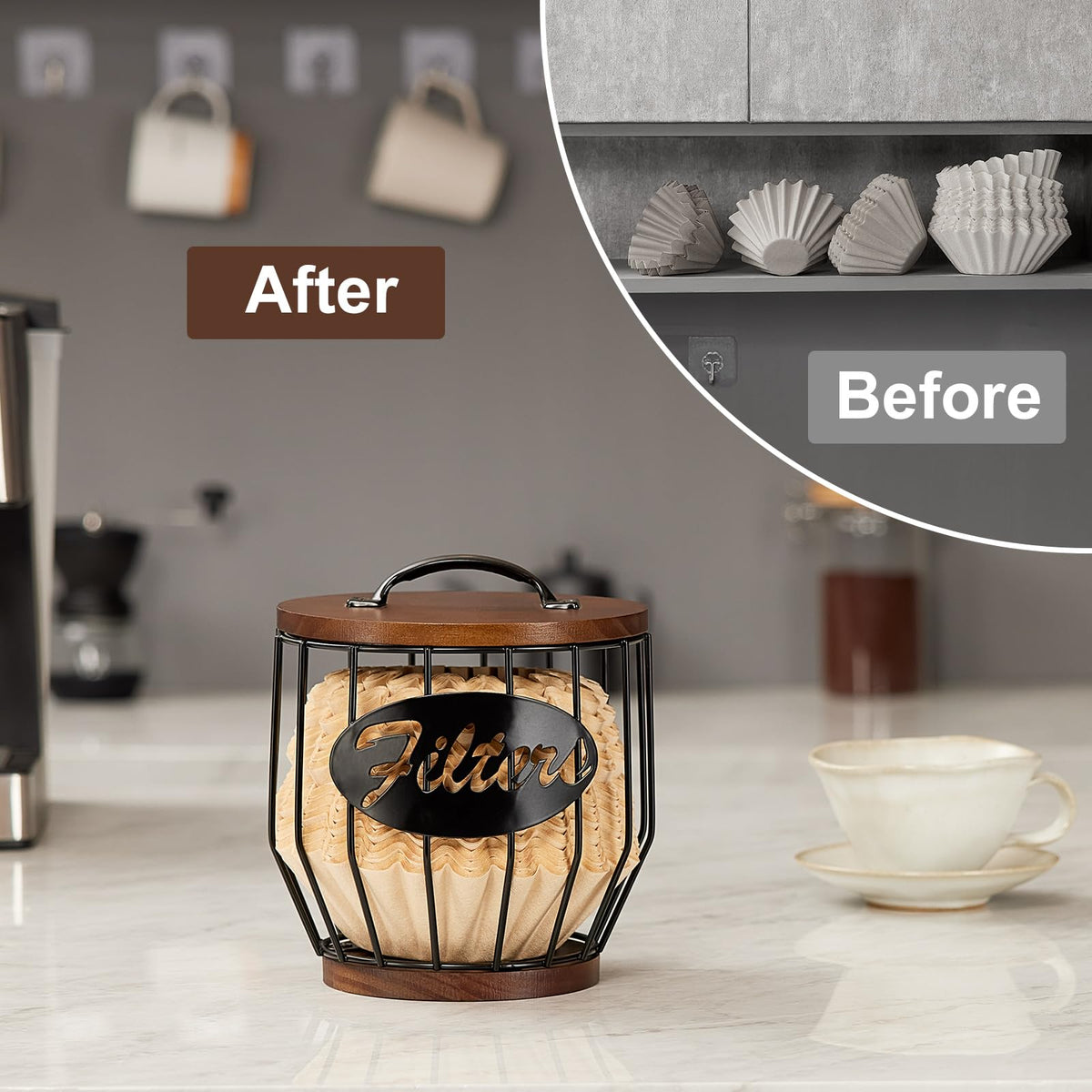 Yangbaga lid features a metal handle for easy opening during use.