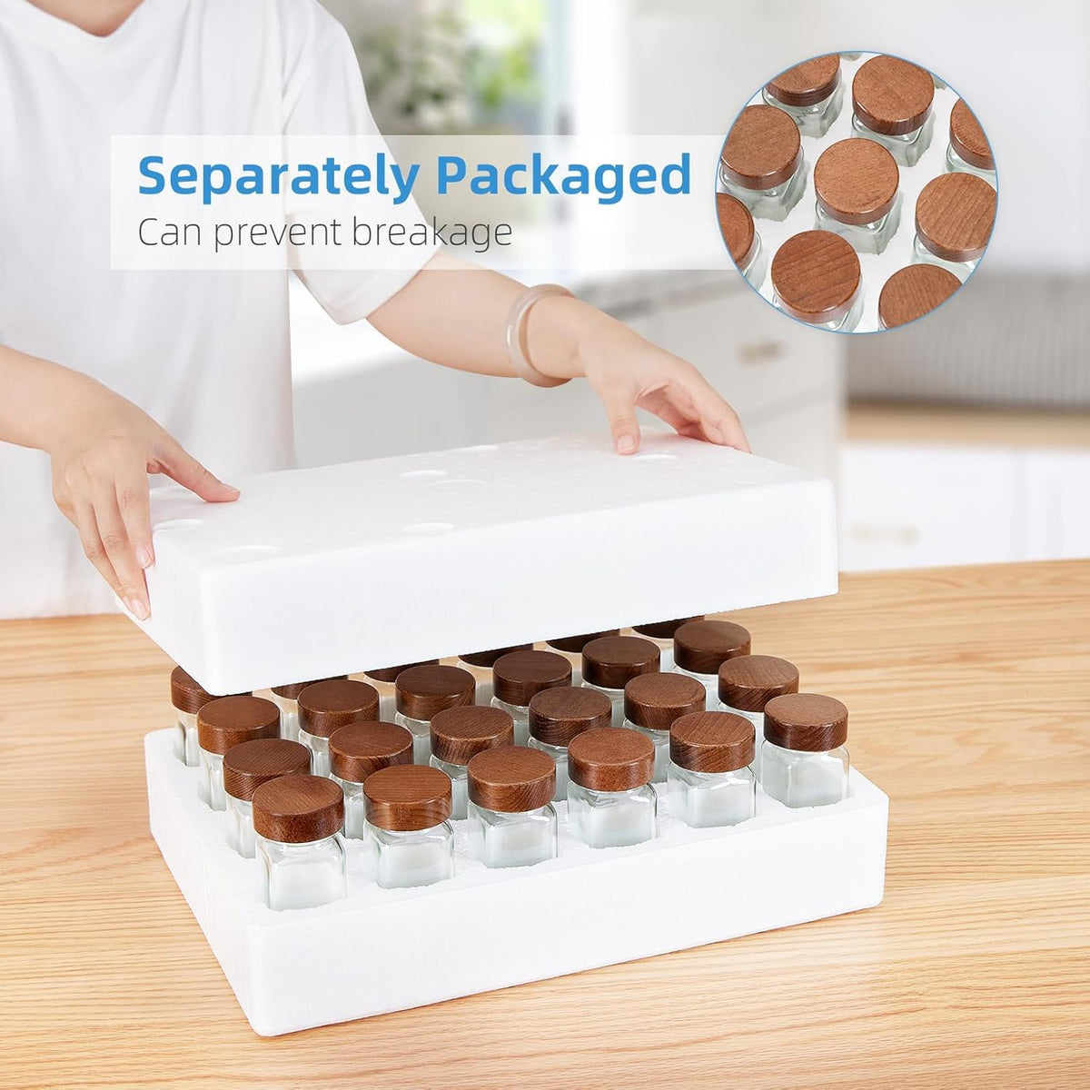 Yangbaga protective packaging keeps jars secure during shipping