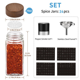 Yangbaga shaker lid pepper grinder fits jars for fresh grinding at the table.