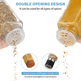 Yangbaga stainless steel funnel eases spice transfer to jars without spills.