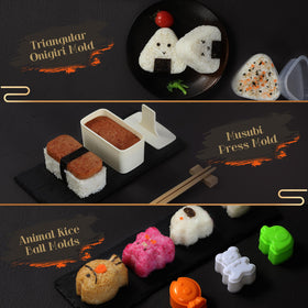 YangGien musubi press shaping neat, compact musubi forms