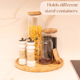 YANGQIHOME bamboo tray design features splinter-free edges for comfortable handling.