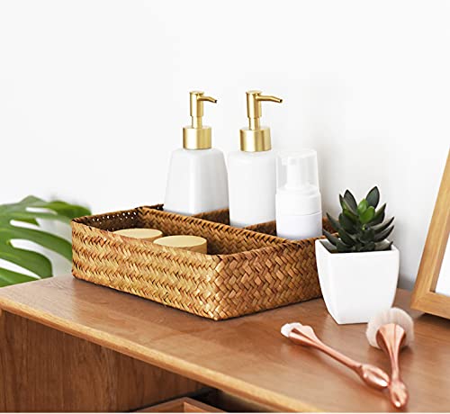 YANGQIHOME basket for remotes and small living room items.