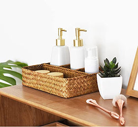 YANGQIHOME basket for remotes and small living room items.