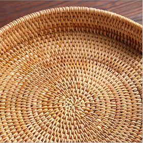 YANGQIHOME decorative coffee table tray showcasing natural textures for living room decor.