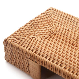YangqiHOME natural color napkin holder complements dining and bathroom setups.