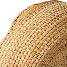 YANGQIHOME rattan bread basket set of three on display