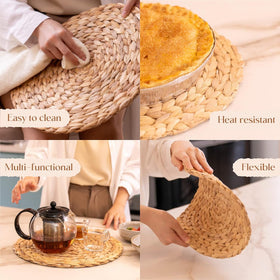 Braided design highlights durable non slip surface