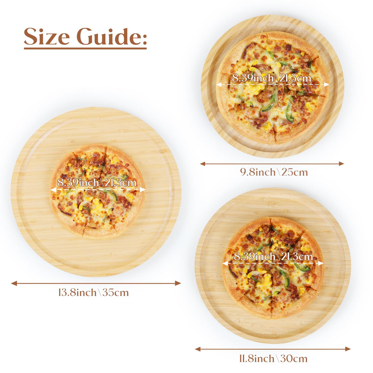 YANGQIHOME bamboo platter complements dining tables and decor with natural warmth.