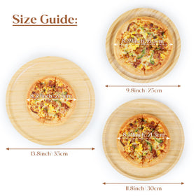 YANGQIHOME bamboo platter complements dining tables and decor with natural warmth.