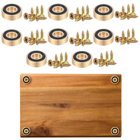 Yaocom brass cutting board feet with anti-slip design for secure use