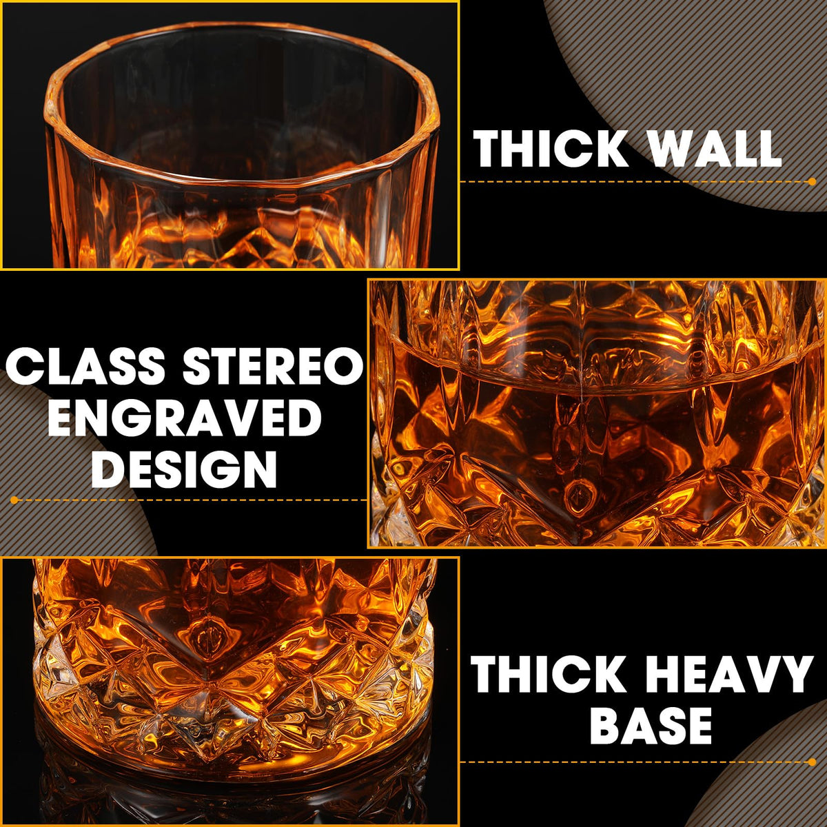 Yaomiao lead-free crystal glass preserves clarity and sparkle after many uses.