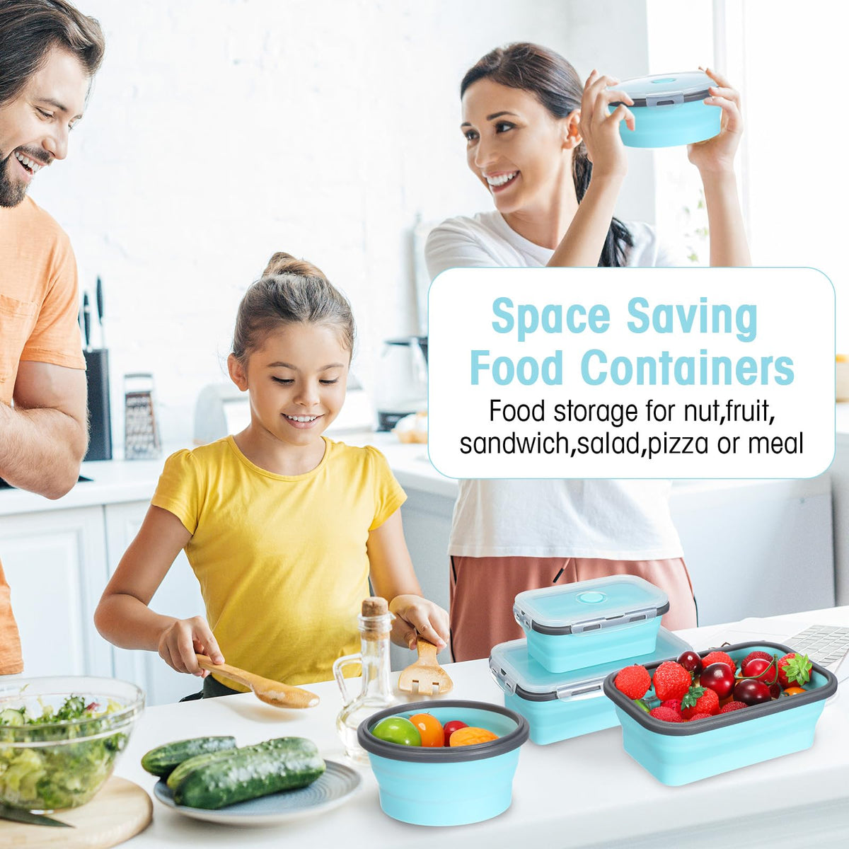Yaomiao sealing buckles show dustproof, spill-free storage in action.