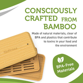 YARKOR Bamboo Tofu Press interior view highlighting compact design.