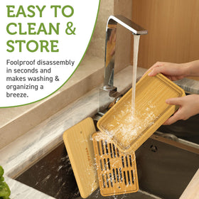 YARKOR Bamboo Tofu Press in a modern kitchen setting for weeknight meals.