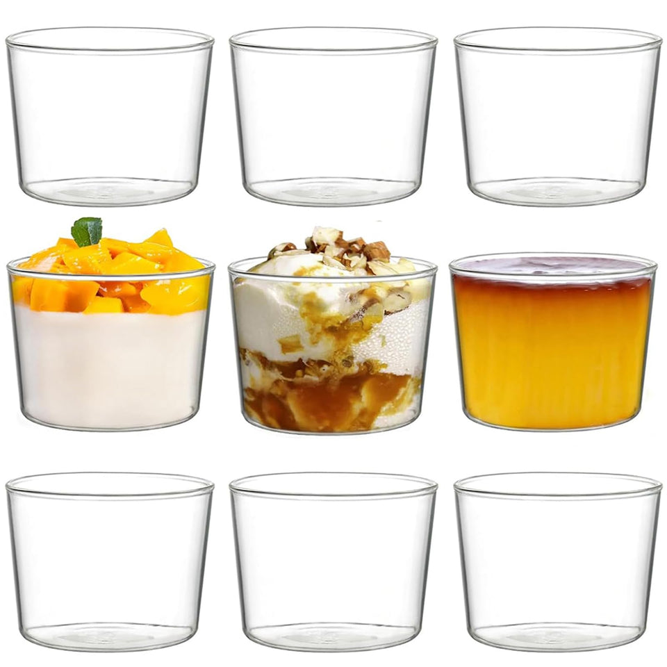 Yarlung 9-pack dessert bowls display desserts neatly for gatherings.