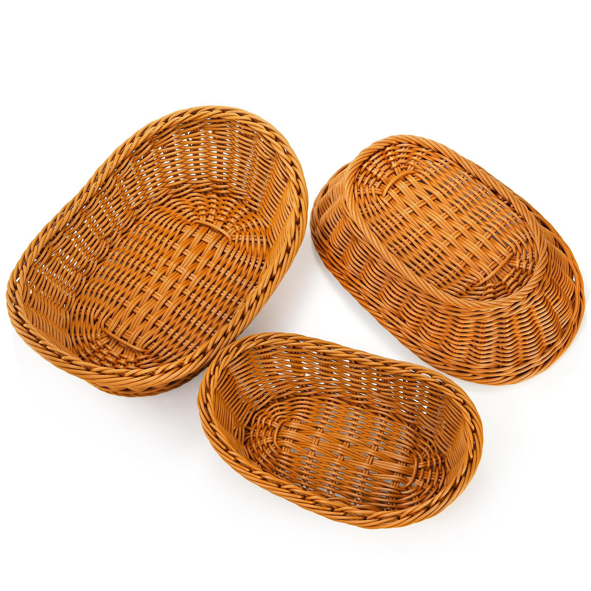 Yarlung imitation rattan plastic ensures a safe, food-friendly surface.