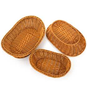 Yarlung imitation rattan plastic ensures a safe, food-friendly surface.
