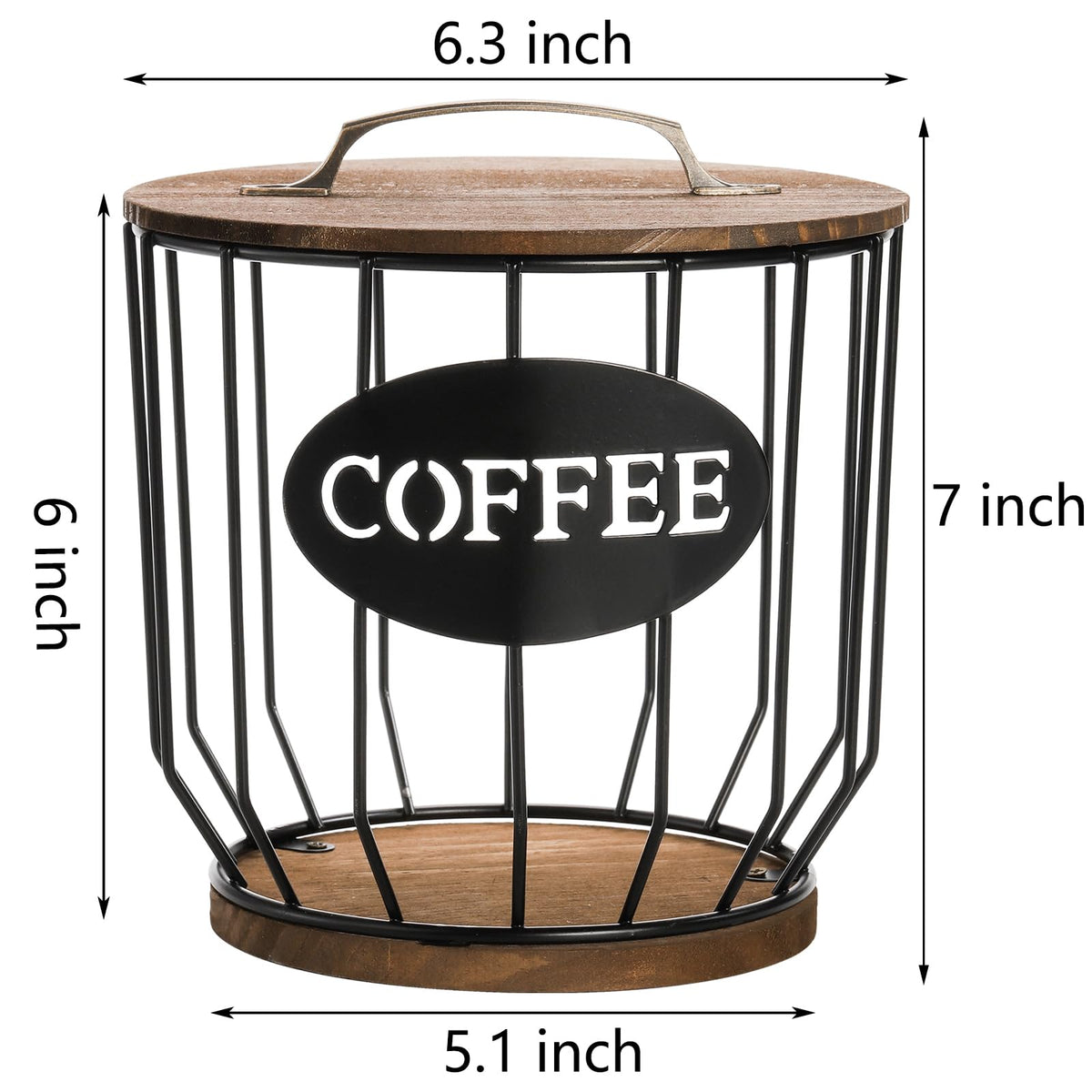 Yarlung wide mouth pod holder open for easy access to K cups