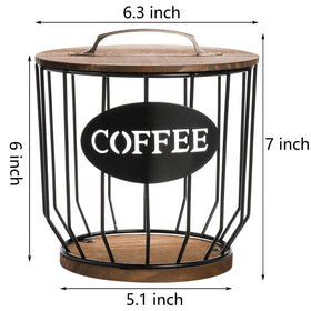 Yarlung wide mouth pod holder open for easy access to K cups