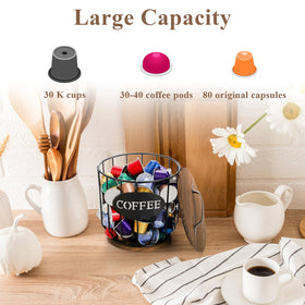 Yarlung large capacity organizer stores many pods and filters