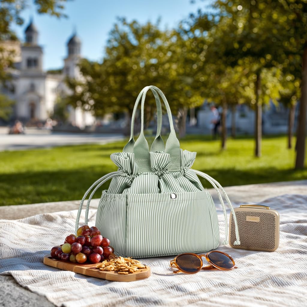 Yarnic back pocket provides quick-secure storage on the reverse side.