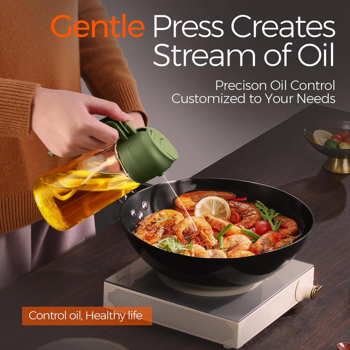 YARRAMATE sprayer delivers a fine mist ideal for sautéing