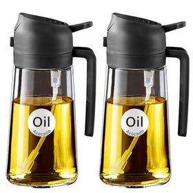 YARRAMATE olive oil sprayer front view with clear glass for precise spraying