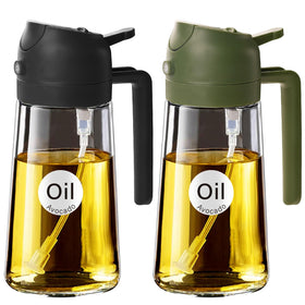 YARRAMATE olive oil sprayer with multi-function spray and pour for precision cooking