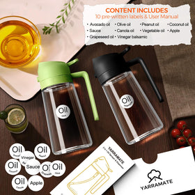 YARRAMATE olive oil sprayer nozzle action enables a fine mist