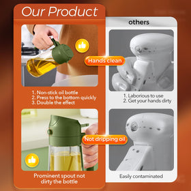 YARRAMATE sprayer rear handle keeps hands clean during cooking