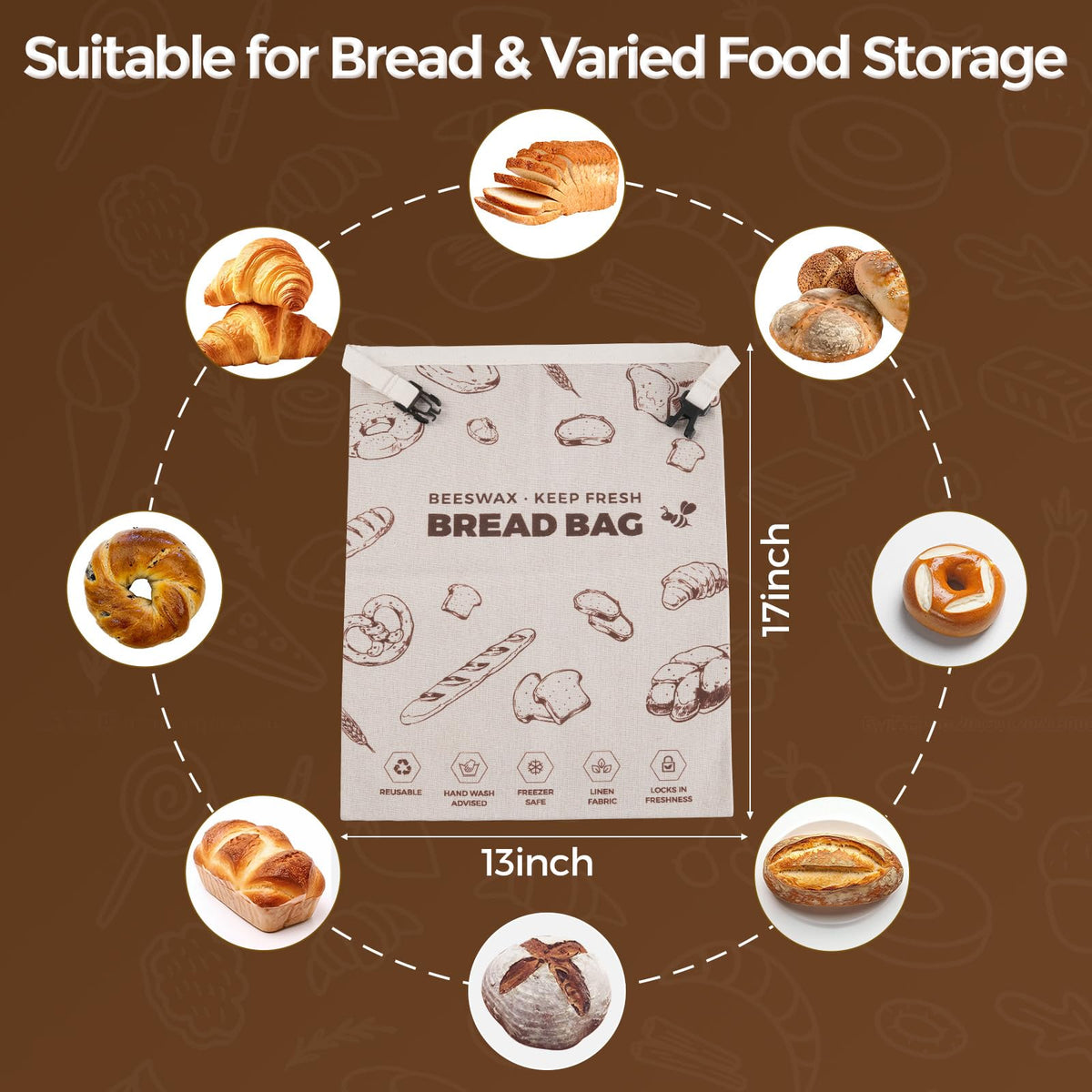 YARRAMATE eco-friendly bread storage solution for everyday use